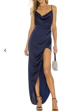 XS - Shelby Gown - NBD in Navy (Revolve)